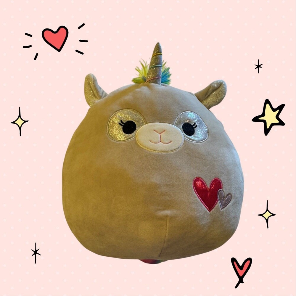 Squishmallow 12" The Llamacorn Soft Plush. Cuddly! Cute!‎ Pre-owned Jazwares